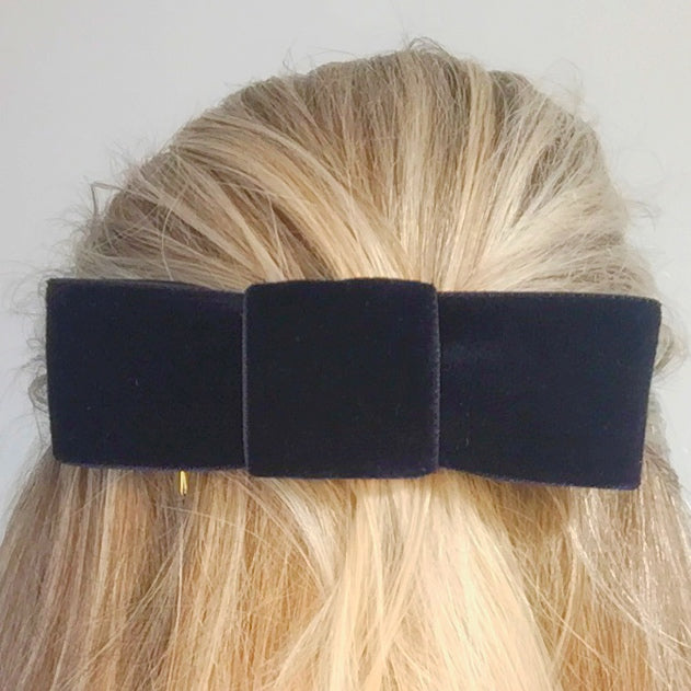 Colette Velvet Double Hair Bow