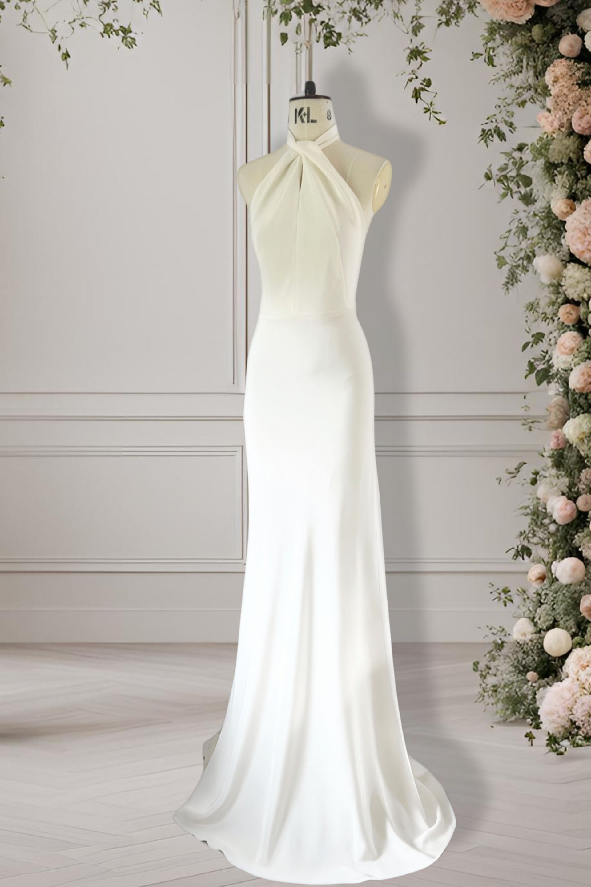 slim fit dress slacks Monaco Silk Bridal Gown – Rosemary Anne London