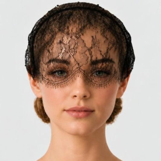 Lace Birdcage Veil