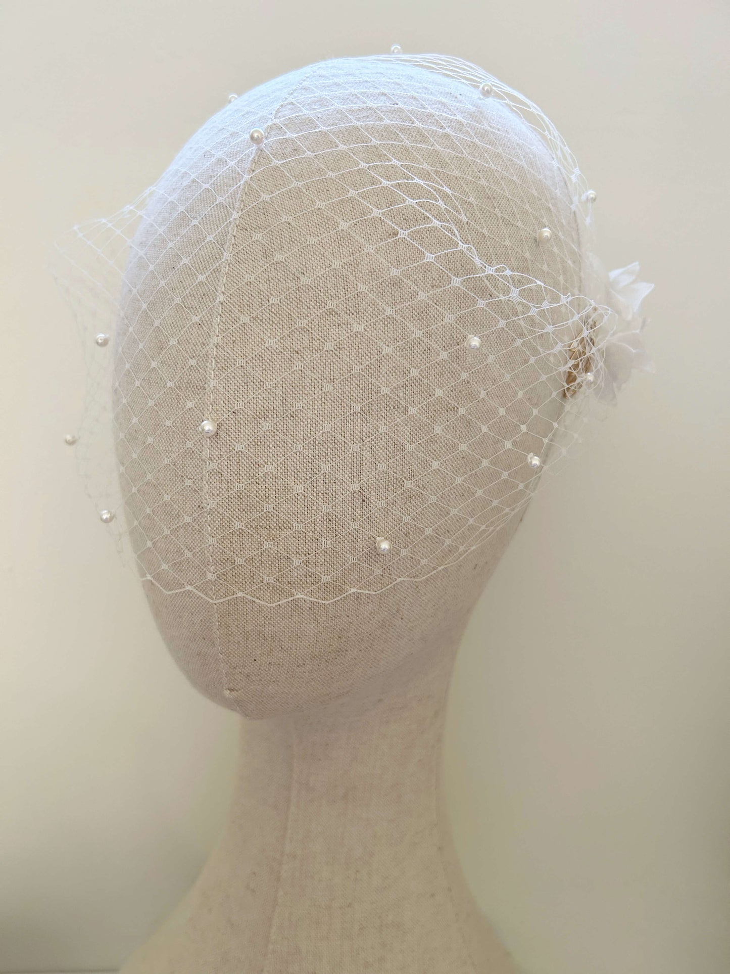 Fleur Pearl Birdcage Veil