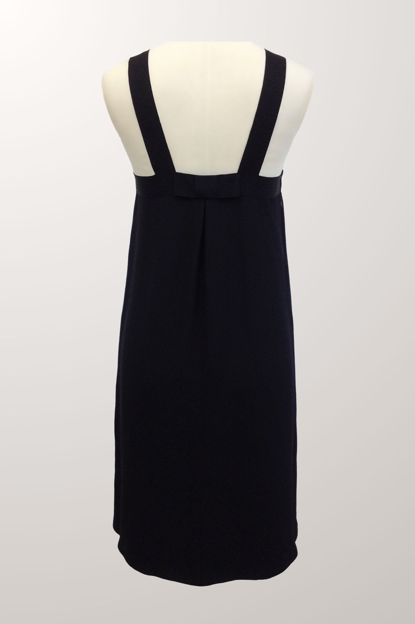 Audrey Bow Silk Evening Dress