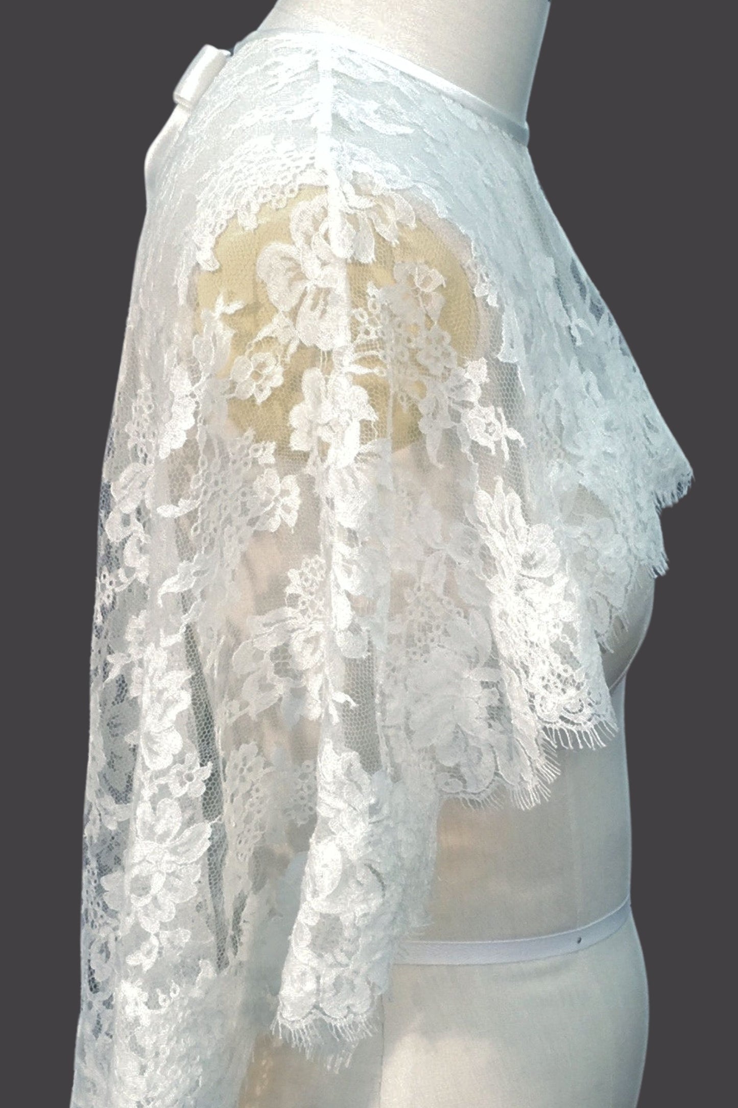 Romance Lace Bridal Cape